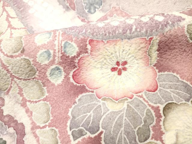 平和屋着物■訪問着 辻が花 暈し染め 正絹 逸品 DABC7755ya