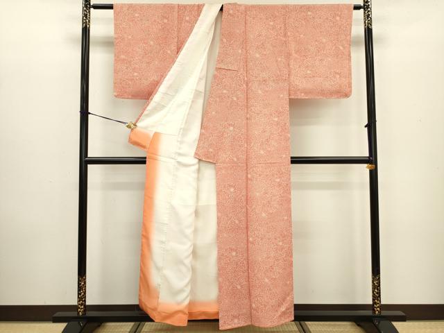 平和屋着物■上質な小紋 花尽くし 正絹 逸品 未使用 DABC7758ya