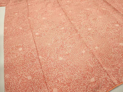 平和屋着物■上質な小紋 花尽くし 正絹 逸品 未使用 DABC7758ya