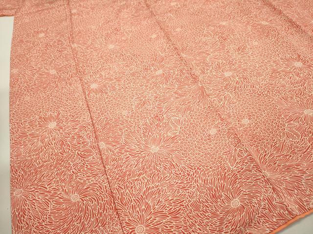 平和屋着物■上質な小紋 花尽くし 正絹 逸品 未使用 DABC7758ya