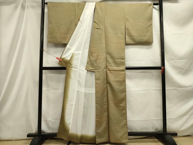 平和屋着物■上質な小紋 立波文 暈し染め 正絹 逸品 DABC7822ya