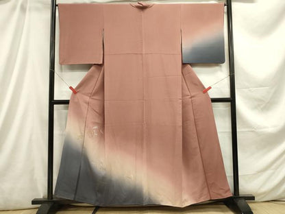 平和屋着物■訪問着 刺繍 舞葉文 正絹 逸品 DABC7836ya