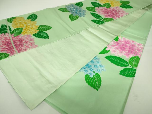 平和屋着物◎六通柄袋帯　唐織　草花文　正絹　逸品　DABC7861ya