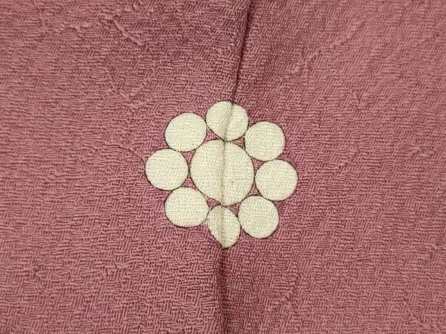 平和屋着物■上質な色無地 紅花草木染 京紫色 正絹 逸品 DABC7897ya
