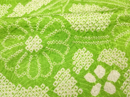 平和屋着物■訪問着 総絞り 草花文 正絹 逸品 DABC7914ya
