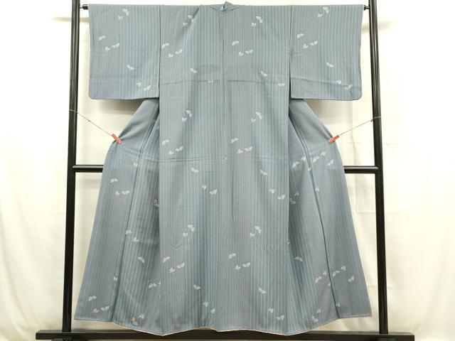 平和屋着物■上質な小紋 舞蝶文 正絹 逸品 DABC7917ya