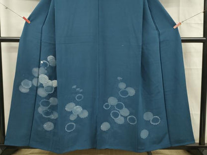 平和屋着物■訪問着 刺繍 草花文 正絹 逸品 DABC7928ya