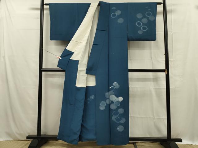 平和屋着物■訪問着 刺繍 草花文 正絹 逸品 DABC7928ya