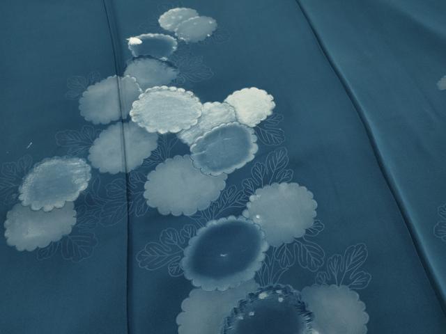 平和屋着物■訪問着 刺繍 草花文 正絹 逸品 DABC7928ya
