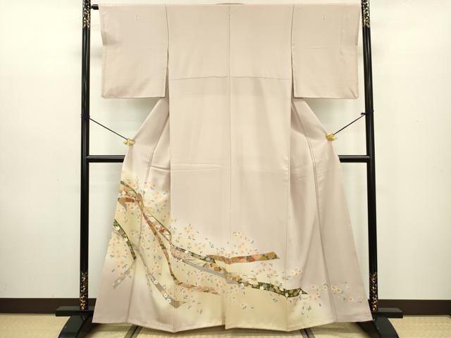 平和屋着物■豪華色留袖 束ね熨斗花文 金彩 正絹 逸品 DABC7939ya