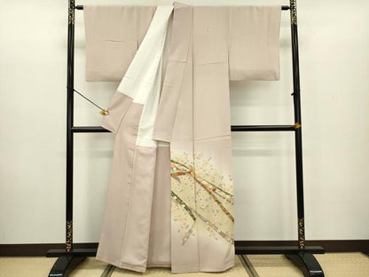 平和屋着物■豪華色留袖 束ね熨斗花文 金彩 正絹 逸品 DABC7939ya