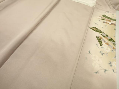 平和屋着物■豪華色留袖 束ね熨斗花文 金彩 正絹 逸品 DABC7939ya
