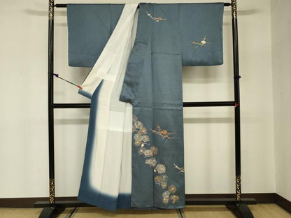 平和屋着物■訪問着 枝松文 金彩 正絹 逸品 DABC7951ya