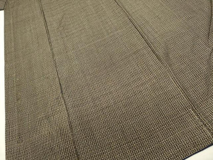 平和屋着物■男性 本場大島紬 アンサンブル 長羽織 横段文 正絹 逸品 DABC7957ya