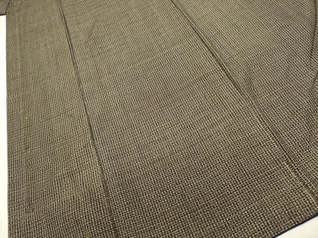 平和屋着物■男性 本場大島紬 アンサンブル 長羽織 横段文 正絹 逸品 DABC7957ya
