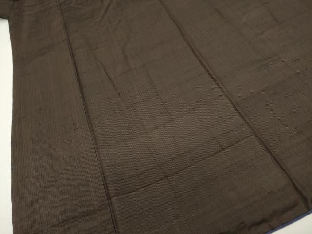平和屋着物■男性 紬 縞 正絹 逸品 DABC7959ya