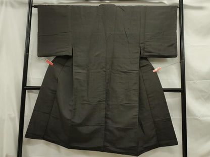 平和屋着物■男性 紬 格子 正絹 逸品 DABC7960ya