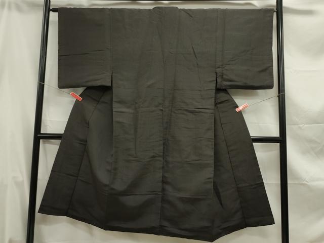 平和屋着物■男性 紬 格子 正絹 逸品 DABC7960ya