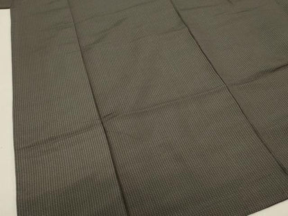平和屋着物■男性 紬 格子 正絹 逸品 DABC7960ya