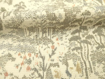平和屋着物■上質な紬 風景文 正絹 逸品 DABC7961ya