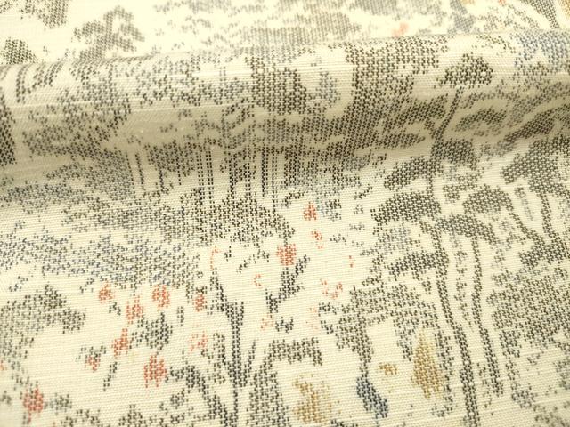 平和屋着物■上質な紬 風景文 正絹 逸品 DABC7961ya