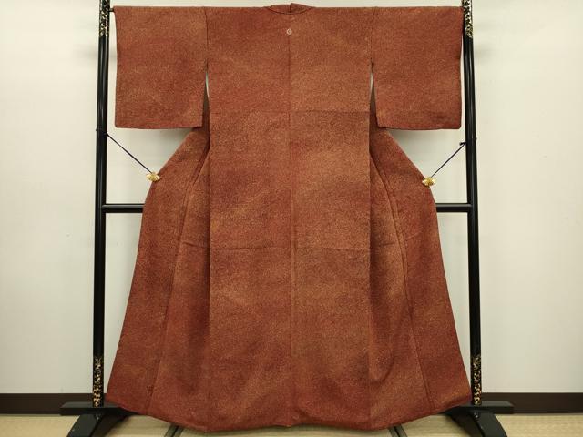 平和屋着物■上質な小紋 霞文 正絹 逸品 DABC7974ya