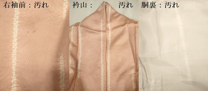 平和屋着物■上質な小紋 絞り 舞花文 正絹 逸品 DABC7979ya