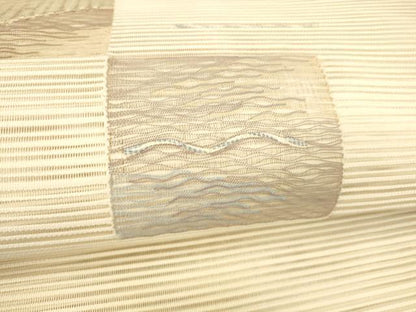 平和屋着物＊夏物 絽綴れ 八寸名古屋帯 抽象文様 正絹 逸品 DABC8002cm