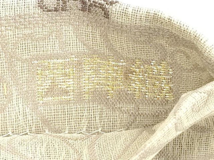 平和屋着物▽西陣 六通柄袋帯 スリーシーズン 春夏秋 葡萄蔦の葉文 金糸 正絹 逸品 DABC8024cm