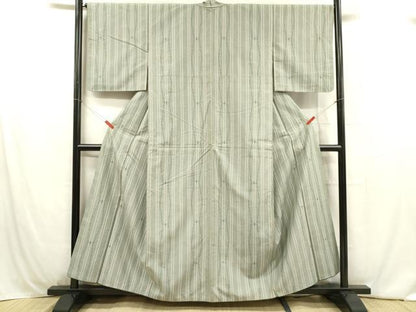 平和屋着物■上質な紬 間道 正絹 逸品 DABC8040cm