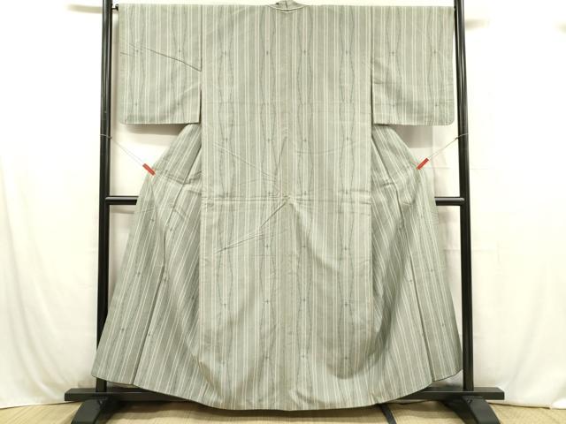 平和屋着物■上質な紬 間道 正絹 逸品 DABC8040cm