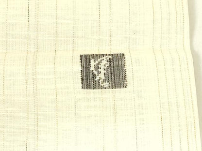平和屋着物＊夏物 西陣 宮階織物謹製 九寸名古屋帯 蜻蛉花文 金銀糸 正絹 逸品 DABC8079cm