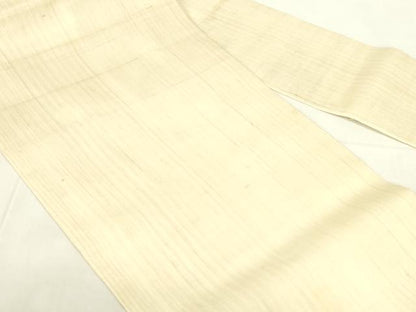 平和屋着物＊夏物 九寸名古屋帯 肌色 麻 逸品 DABC8080cm