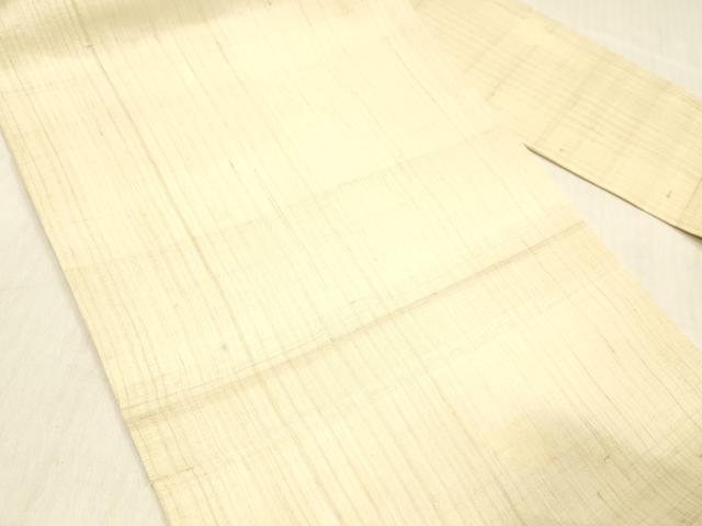 平和屋着物＊夏物 九寸名古屋帯 肌色 麻 逸品 DABC8081cm