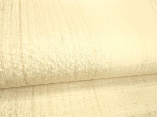 平和屋着物＊夏物 九寸名古屋帯 肌色 麻 逸品 DABC8081cm