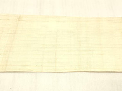 平和屋着物＊夏物 九寸名古屋帯 肌色 麻 逸品 DABC8081cm