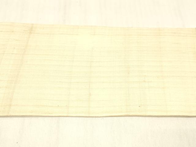 平和屋着物＊夏物 九寸名古屋帯 肌色 麻 逸品 DABC8081cm