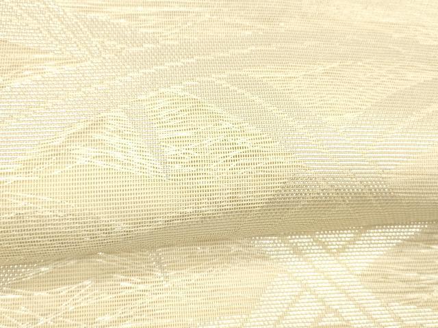 平和屋着物＊夏物 六通柄袋帯 草葉文 銀糸 正絹 逸品 DABC8083cm