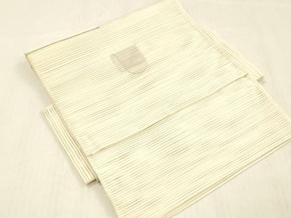 平和屋着物＊夏物 絽綴れ つけ帯 舞花文 金銀糸 正絹 逸品 DABC8084cm