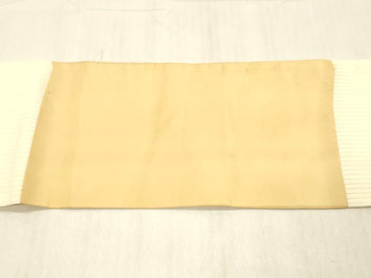 平和屋着物＊夏物 九寸名古屋帯 作家物 手描き 縦絽縮緬 夏虫 正絹 逸品 DABC8089cm
