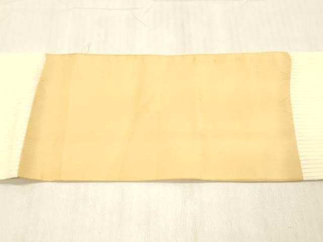 平和屋着物＊夏物 九寸名古屋帯 作家物 手描き 縦絽縮緬 夏虫 正絹 逸品 DABC8089cm