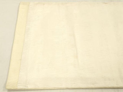 平和屋着物＊夏物 九寸名古屋帯 作家物 手描き 縦絽縮緬 夏虫 正絹 逸品 DABC8089cm