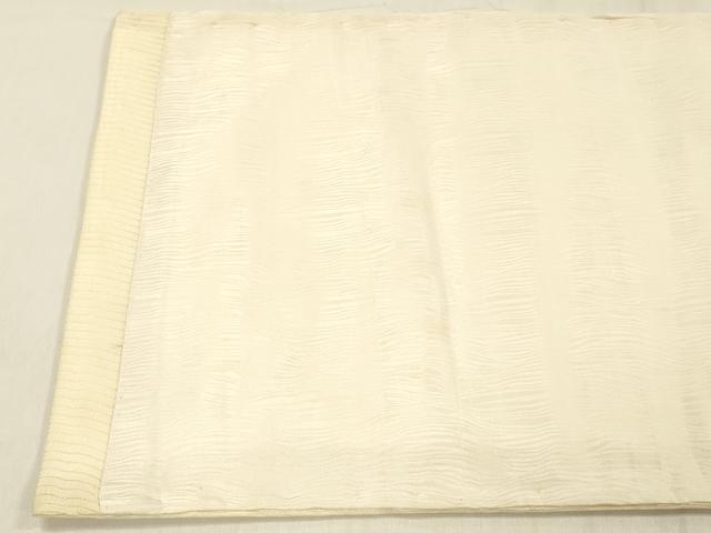 平和屋着物＊夏物 九寸名古屋帯 作家物 手描き 縦絽縮緬 夏虫 正絹 逸品 DABC8089cm