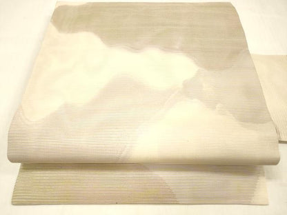 平和屋着物＊夏物 九寸名古屋帯 抽象文様 正絹 逸品 DABC8096cm
