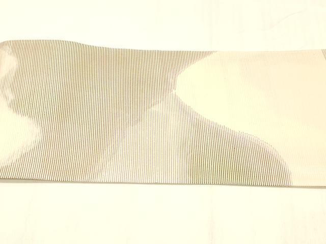 平和屋着物＊夏物 九寸名古屋帯 抽象文様 正絹 逸品 DABC8096cm
