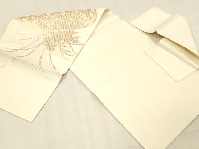 平和屋着物＊夏物 つけ帯 飾花文 金糸 正絹 逸品 DABC8104cm
