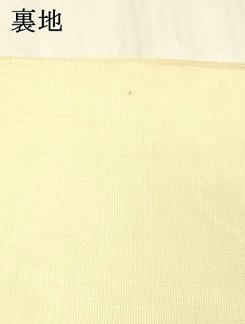 平和屋着物＊夏物 六通柄 本袋帯 草葉文 金糸 正絹 逸品 DABC8107cm