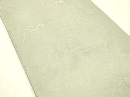 平和屋着物＊夏物 六通柄袋帯 立波文 金銀糸 三越扱い 正絹 逸品 DABC8113cm