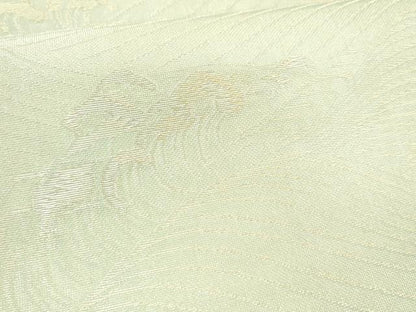 平和屋着物＊夏物 六通柄袋帯 立波文 金銀糸 三越扱い 正絹 逸品 DABC8113cm