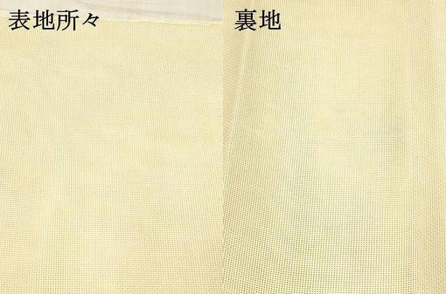 平和屋着物＊夏物 六通柄 本袋帯 立波飛鳥芝文 金糸 正絹 逸品 DABC8114cm